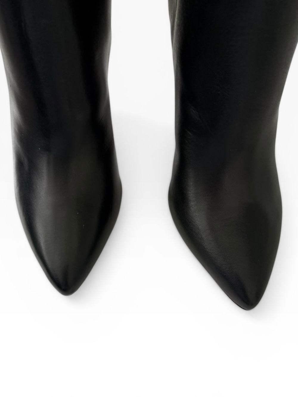 Larroude Cindy Hi Boot In Black Leather NWT - Picture 6 of 15